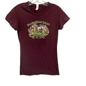 Sturgis Baby Tee Size XL Graphic Print 2014 Black Hills Rally Biker Motorcycle